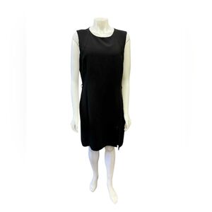Limited Edition By London Fog Black Dress Sleeveless Size 14P EUC